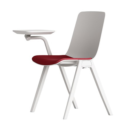 Krede - R30-X-BS Chair with Tablet (White Frame)
